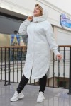 Куртка стеганая Аманда белая
