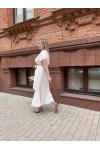 Платье Грейс беж короткий рукав