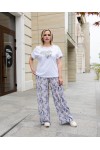 Костюм брючный Бонжур рептилия