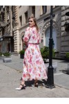 Платье Камилла розовые цветы