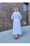 Платье Грейс белое рукав 3/4