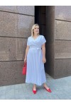 Платье Грейс белое короткий рукав