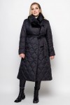 Плащ стеганный Холли черный