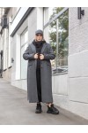 Пальто зимнее Майли серый