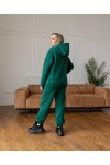 Костюм спортивный на флисе Муза изумруд