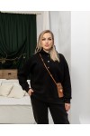 Спортивный костюм на флисе Рим черный