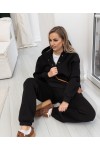 Спортивный костюм на флисе Рим черный