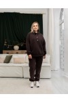 Спортивный костюм на флисе Рим шоколад