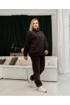 Спортивный костюм на флисе Рим шоколад