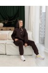 Спортивный костюм на флисе Рим шоколад