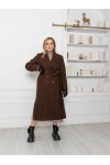 Пальто демисезонное Бостон шоколад