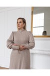 Платье трикотажное Урсула беж