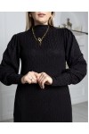 Платье трикотажное Урсула черное