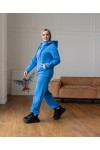 Костюм спортивный на флисе Муза голубой